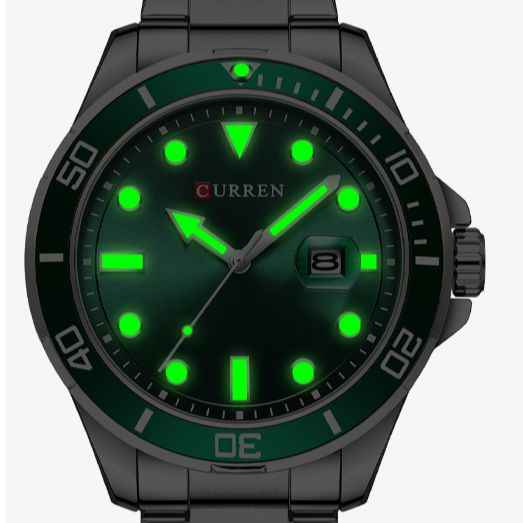 CURREN Watches Mens Quartz Stainless Steel Band for Male Business Design