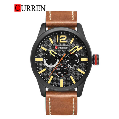 Curren Original Men's Leather Strap Watch