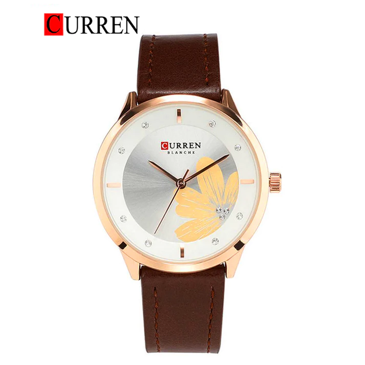 Curren Women's Leather Strap Watch