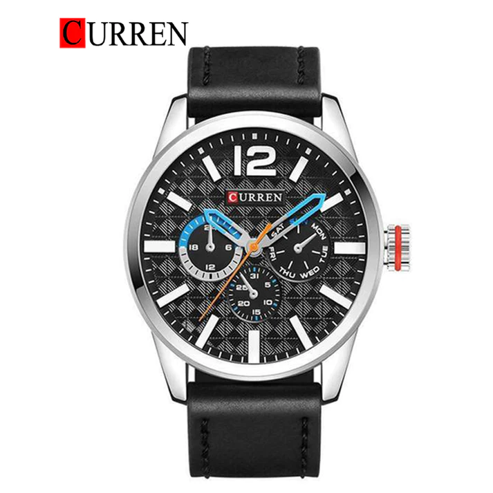 Curren Original Men's Leather Strap Watch